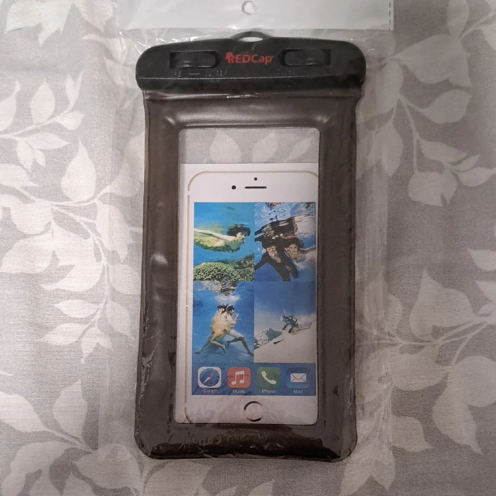 3/$10 Waterproof Phone Pouch - Black
